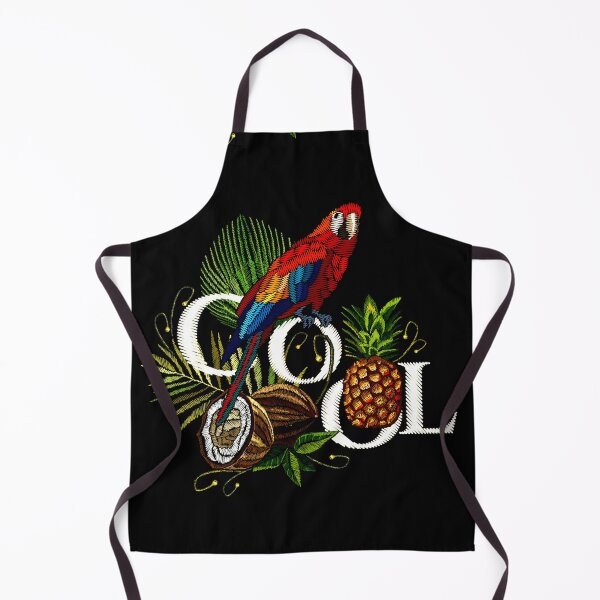Item preview, Embroidery parrot palm leaves designed and sold by HarleyGarner.