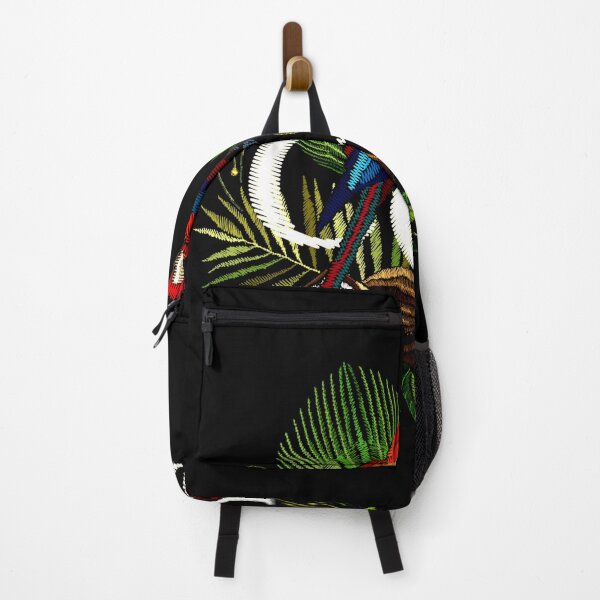 Item preview, Embroidery parrot palm leaves designed and sold by HarleyGarner.