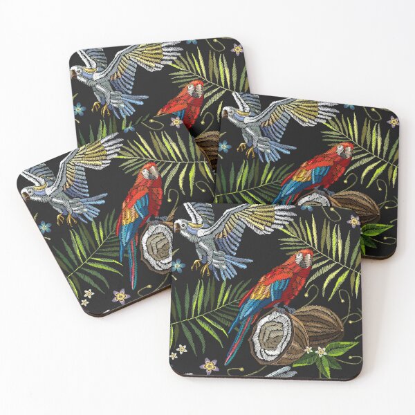 Item preview, Embroidery parrot designed and sold by HarleyGarner.