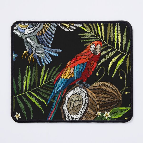 Item preview, Embroidery parrot designed and sold by HarleyGarner.