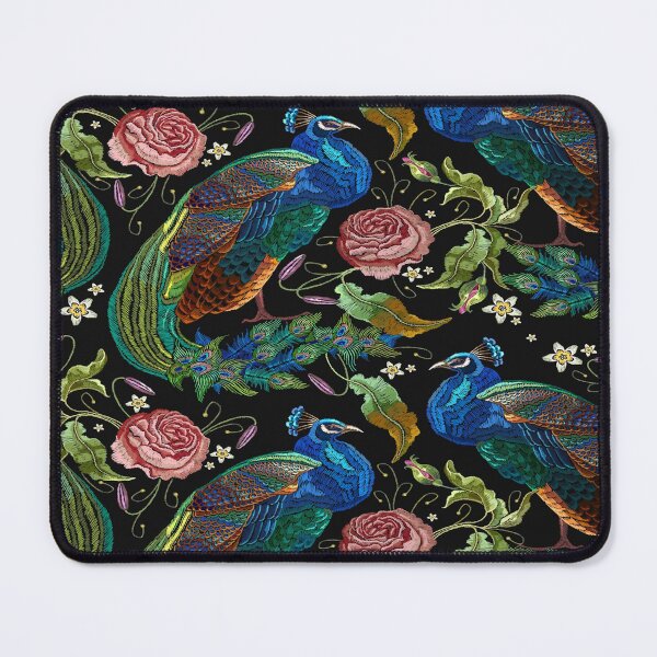 Item preview, Embroidery peacocks designed and sold by HarleyGarner.