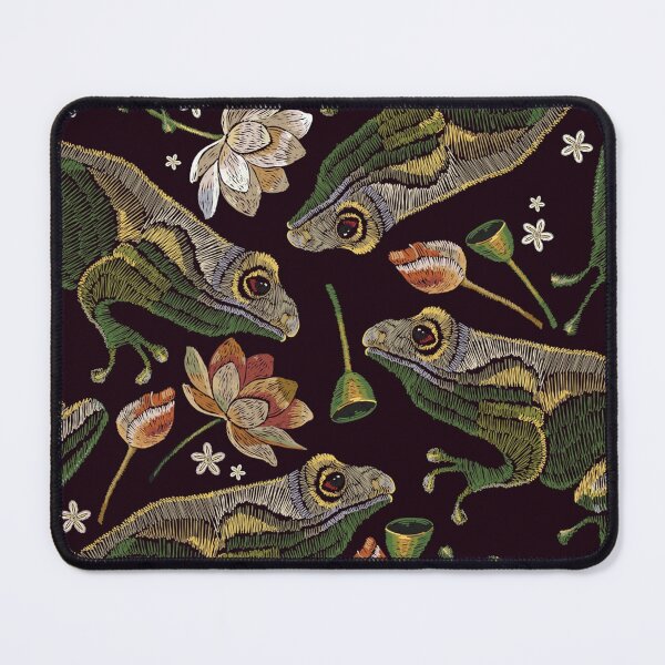 Item preview, Embroidery vintage frogs designed and sold by HarleyGarner.