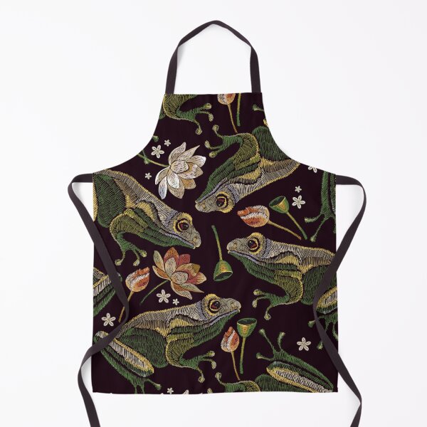 Item preview, Embroidery vintage frogs designed and sold by HarleyGarner.