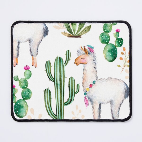 Item preview, flowers llama pattern designed and sold by HarleyGarner.