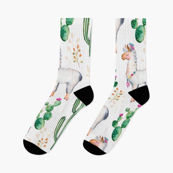 Item preview, flowers llama pattern designed and sold by HarleyGarner.