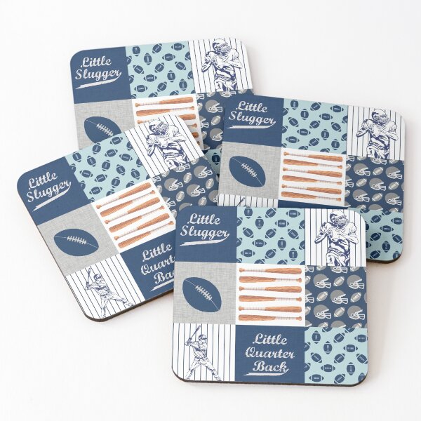 Item preview, Football Blue Navy pattern designed and sold by HarleyGarner.