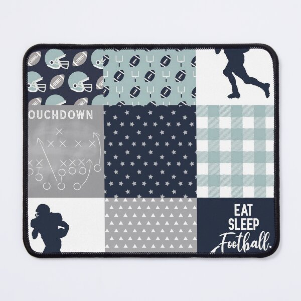 Item preview, Football eat sleep pattern designed and sold by HarleyGarner.