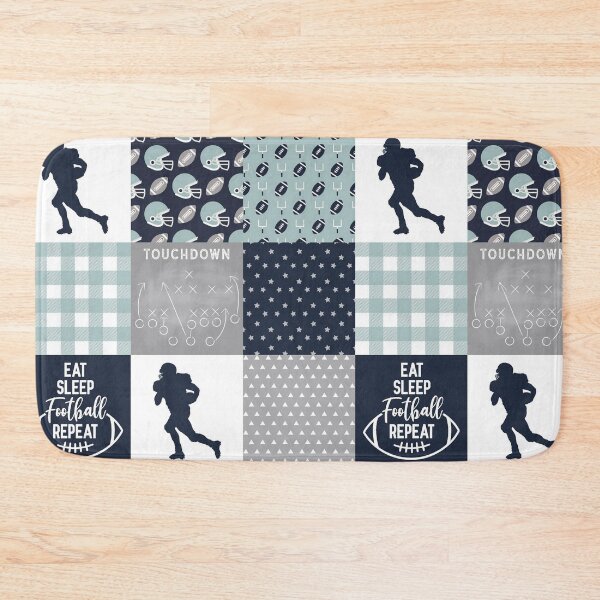 Item preview, Football eat sleep pattern designed and sold by HarleyGarner.