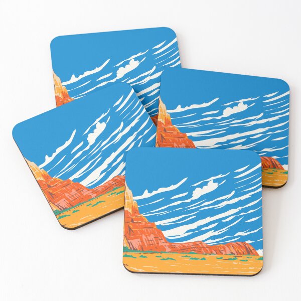 Item preview, Box Canyon in Kodachrome Basin State Park in Utah USA WPA Poster Art designed and sold by patrimonio.