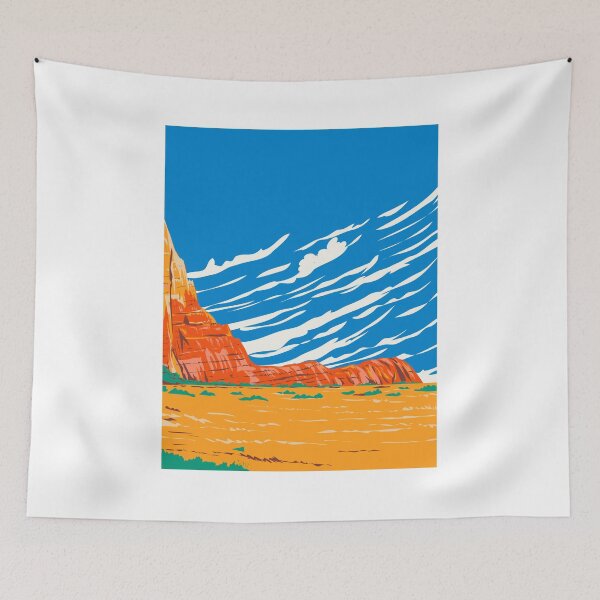Item preview, Box Canyon in Kodachrome Basin State Park in Utah USA WPA Poster Art designed and sold by patrimonio.
