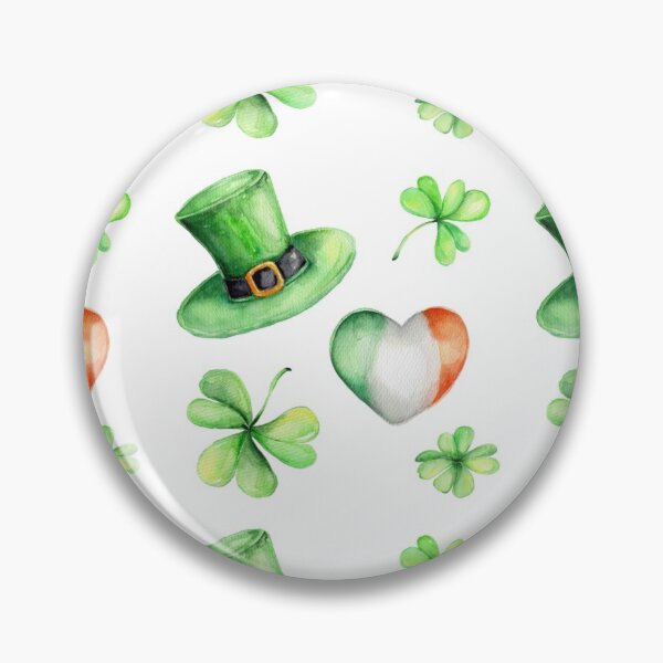 Item preview, Irish Seamless pattern with green hats designed and sold by HarleyGarner.