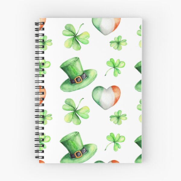 Item preview, Irish Seamless pattern with green hats designed and sold by HarleyGarner.