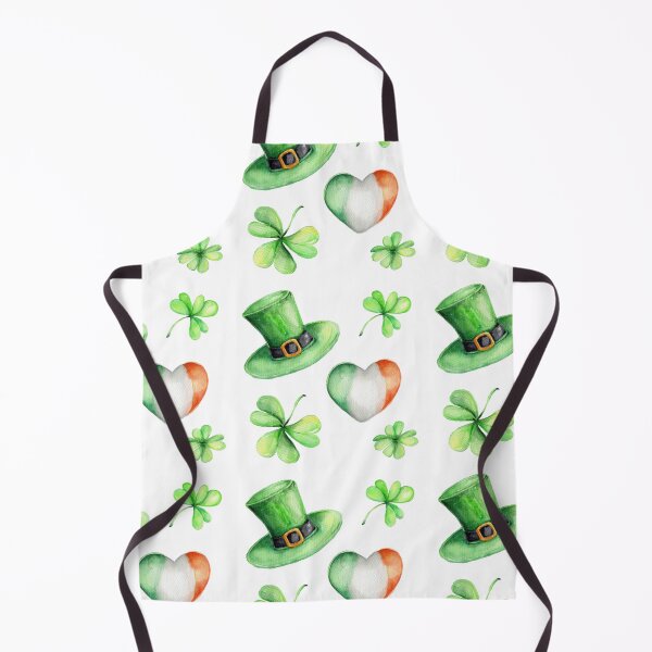 Item preview, Irish Seamless pattern with green hats designed and sold by HarleyGarner.