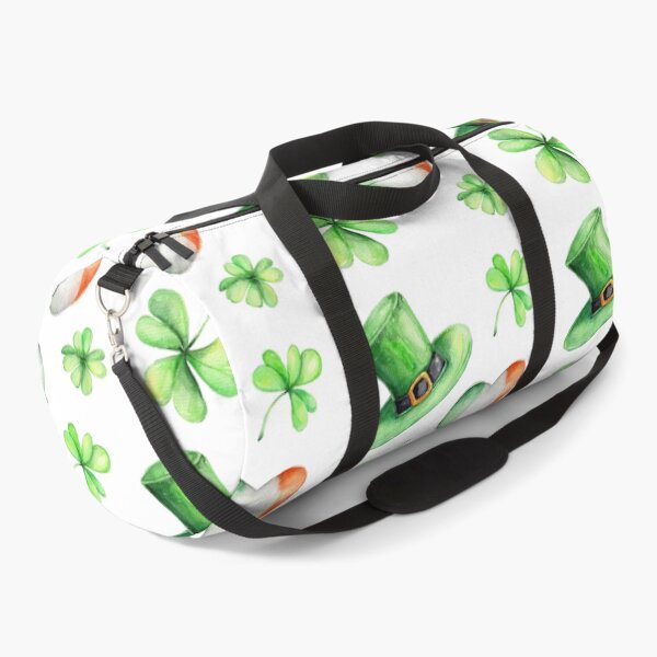 Item preview, Irish Seamless pattern with green hats designed and sold by HarleyGarner.