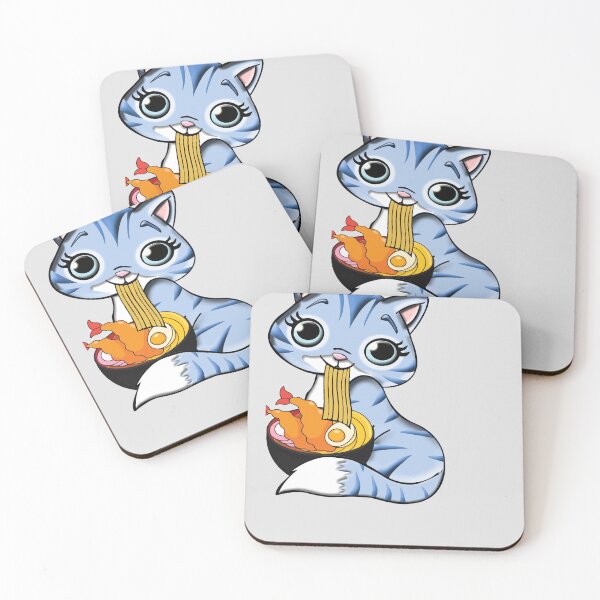 Item preview, kawaii neko Ramen Shiba Cat Anime Kawaii Neko designed and sold by RyoSaeba90.