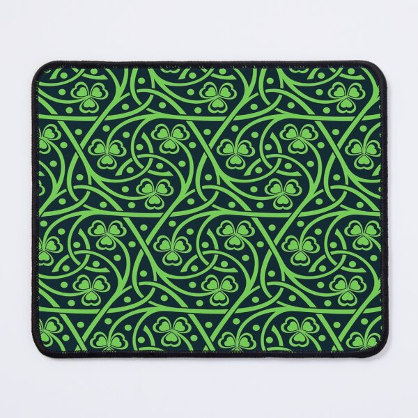 Item preview, Irish seamless pattern with shamrock designed and sold by HarleyGarner.