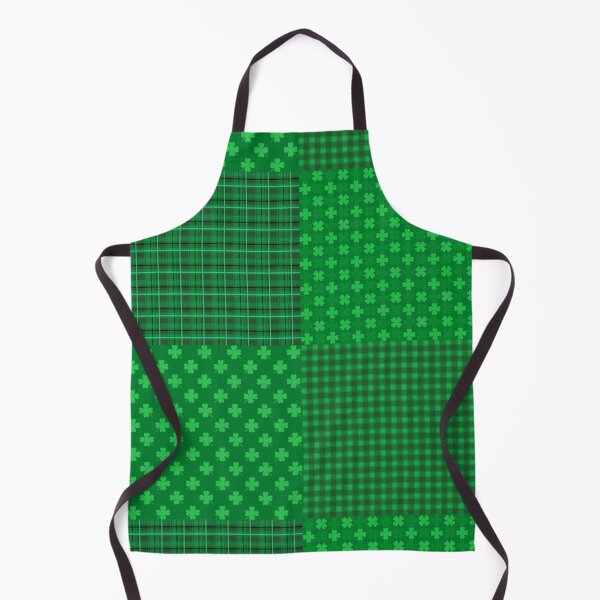Item preview, Irish Seamless Patterns with Stripes and Clover designed and sold by HarleyGarner.