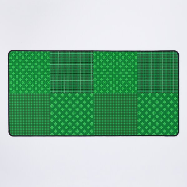 Item preview, Irish Seamless Patterns with Stripes and Clover designed and sold by HarleyGarner.