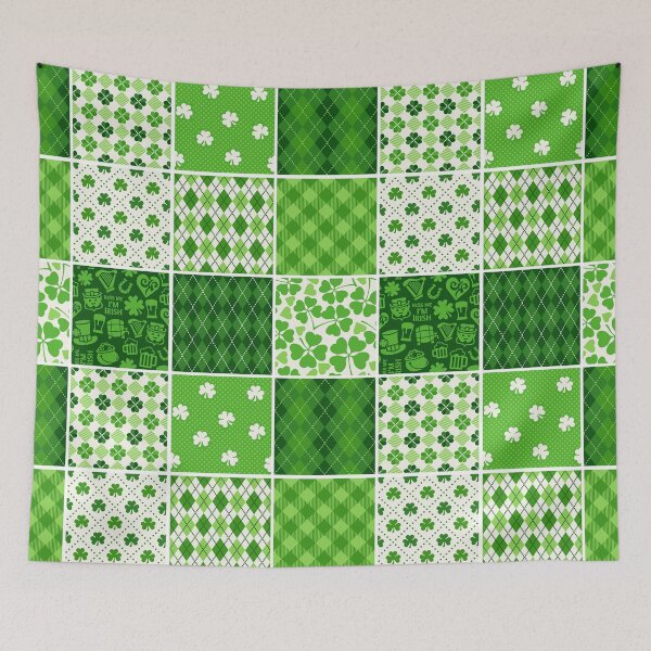 Item preview, Irish St Patrick's Day Seamless Patterns designed and sold by HarleyGarner.