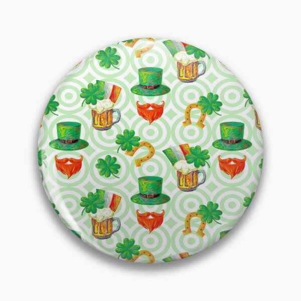 Item preview, Irish St. Patrick's Day party seamless pattern designed and sold by HarleyGarner.