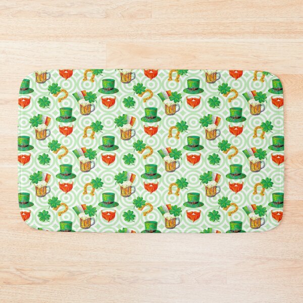 Item preview, Irish St. Patrick's Day party seamless pattern designed and sold by HarleyGarner.