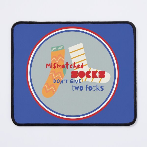 Item preview, Mismatched Socks Mantra designed and sold by baldbird.