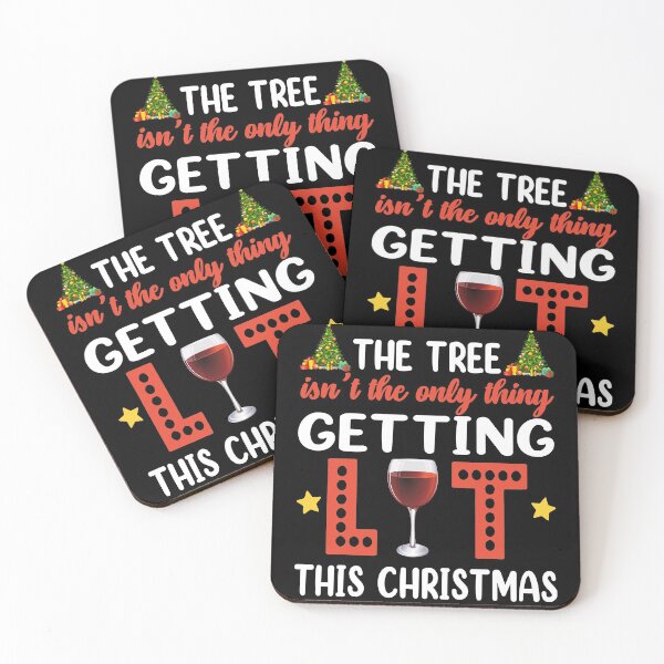 Item preview, the tree is not the only thing getting lit this christmas wine designed and sold by TheCarrier.