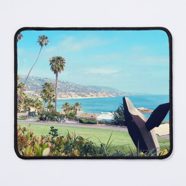 Item preview, Vintage Heisler Park Laguna Beach with Killer Whale Statue designed and sold by ColorfulPrints.