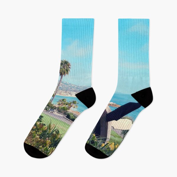 Item preview, Vintage Heisler Park Laguna Beach with Killer Whale Statue designed and sold by ColorfulPrints.