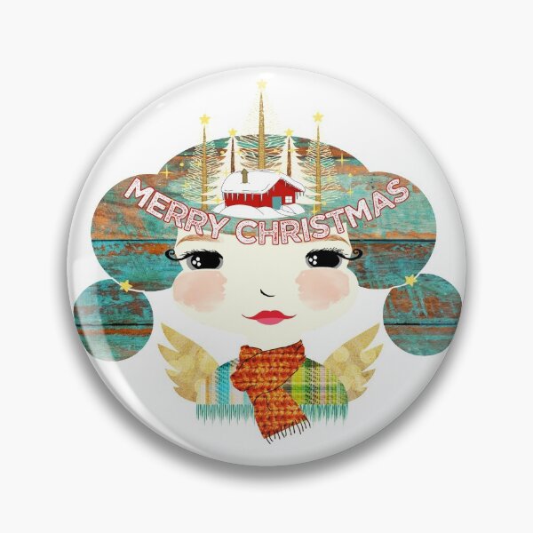 Item preview, Merry Christmas Angel (Susannah) designed and sold by ruby + acorn.