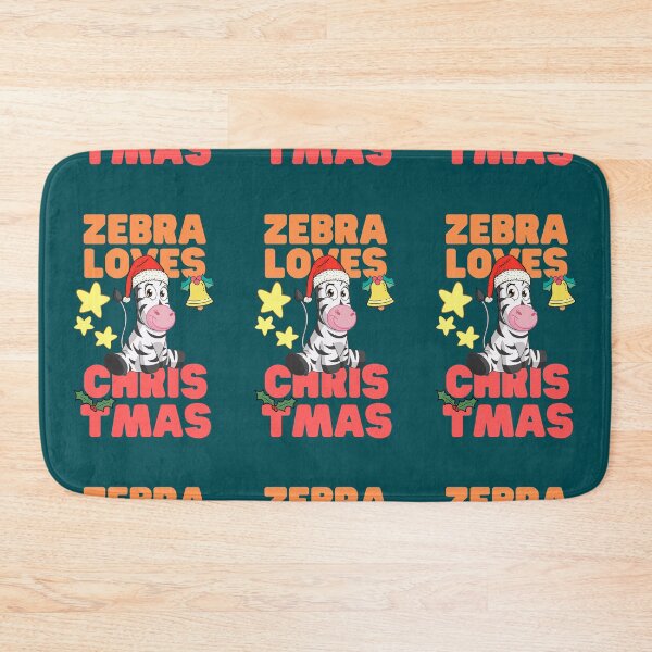Item preview, Zebra Loves CHRISTMAS designed and sold by Keep Smiling.