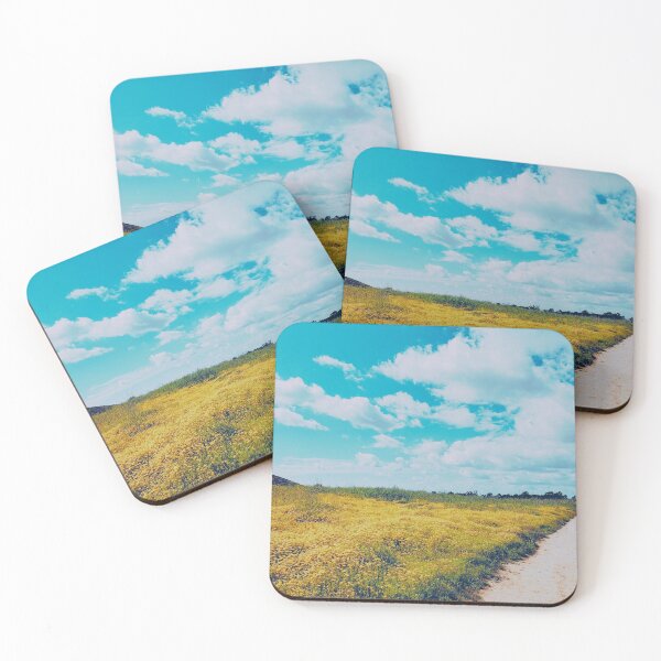 Item preview, Dirt Path By the Yellow Flower Field designed and sold by ColorfulPrints.