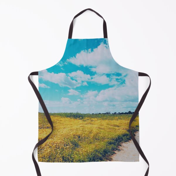 Item preview, Dirt Path By the Yellow Flower Field designed and sold by ColorfulPrints.