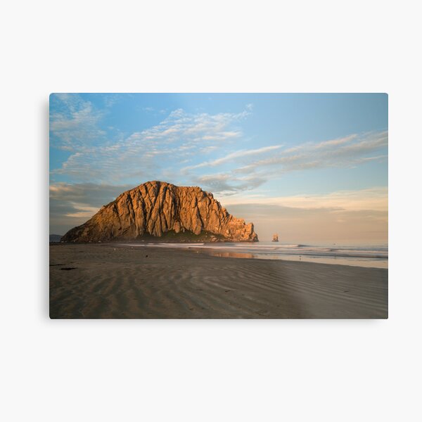 Morro Rock At Dawn Metal Print