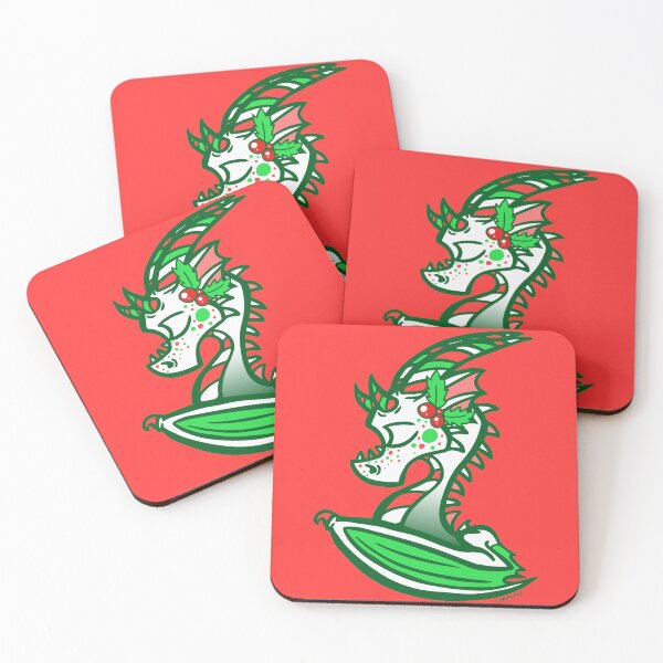 Item preview, Holly Jolly Dragon designed and sold by JanGrackle.