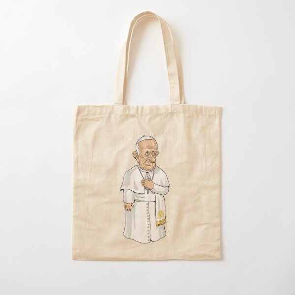 Pope Francis Cotton Tote Bag