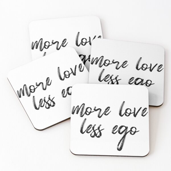 Item preview, More love less ego | Cool Positivity designed and sold by Merch Extreme.