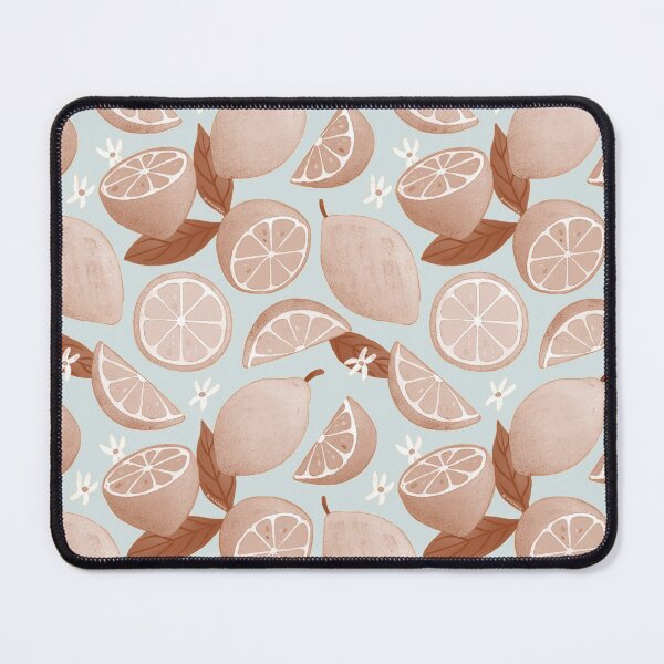 Item preview, Zesty Lemons Pattern - Ochre and Vintage Mint Palette designed and sold by CircusCreative.