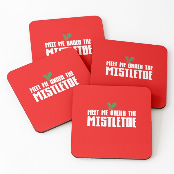 Item preview, Meet me under the Mistletoe. Santa approves! designed and sold by Capiral Bucketlist.