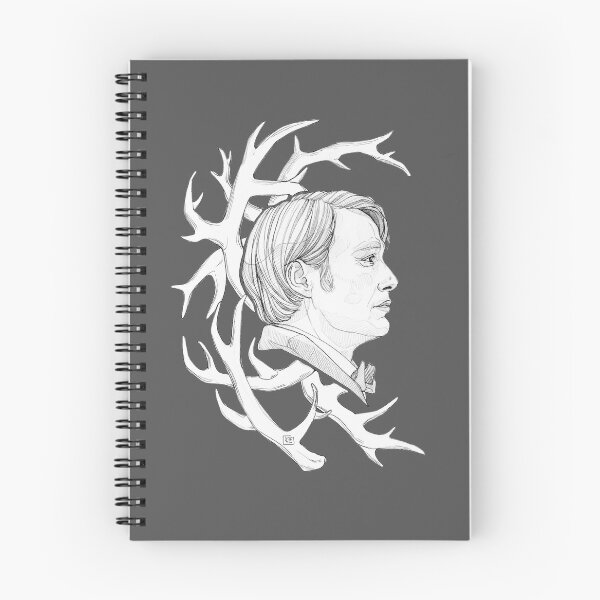 Aperçu de l'œuvre Hannibal Lecter noir et blanc créée et vendue par k-dreamcatcher.