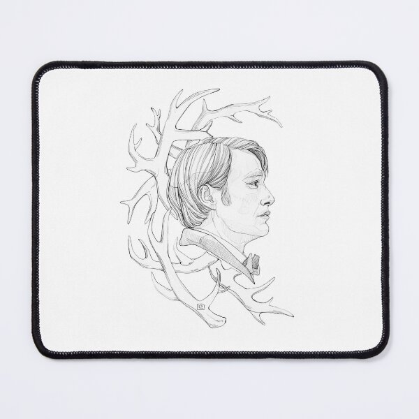 Item preview, Hannibal Lecter black and white designed and sold by k-dreamcatcher.