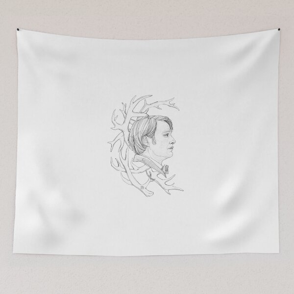 Item preview, Hannibal Lecter black and white designed and sold by k-dreamcatcher.