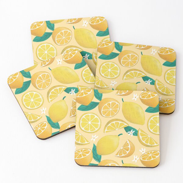 Item preview, Zesty Lemons Pattern - Yellow Palette designed and sold by CircusCreative.