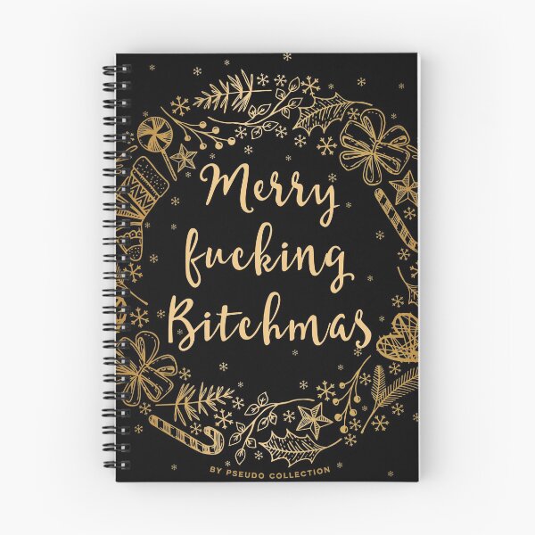 Item preview, Merry fucking bitchmas gold designed and sold by PCollection.