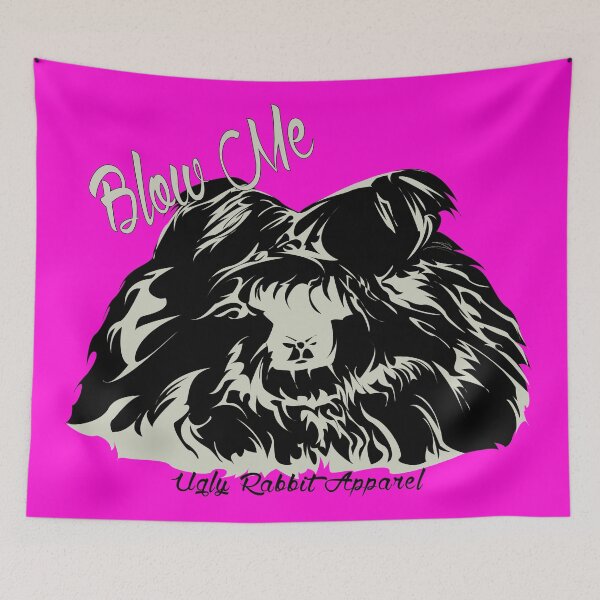 Item preview, English Angora - Blow Me designed and sold by uglyrabbit.