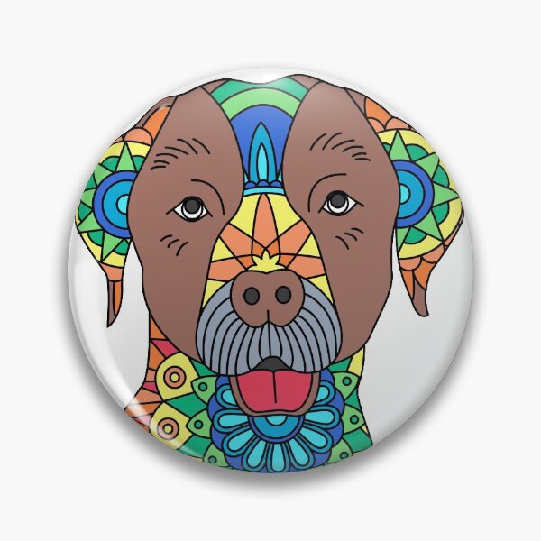 Item preview, Colorful mandala dog designed and sold by THE MNM.