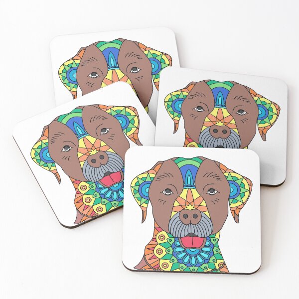 Item preview, Colorful mandala dog designed and sold by THE MNM.