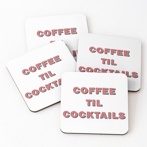 Item preview, Coffee Til Cocktails designed and sold by Made-By-Art.