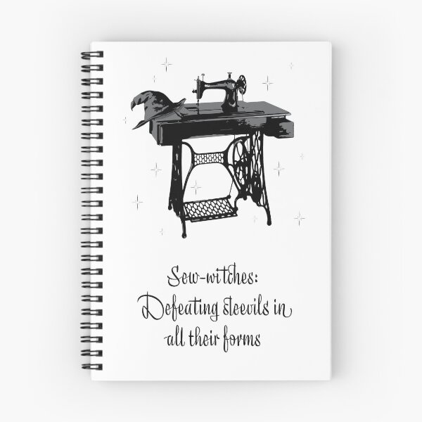 Item preview, Sew-witches: Defeating sleevils in all their forms (black and white) designed and sold by Hibouenverre.