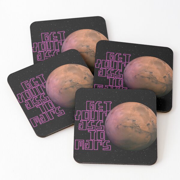 Item preview, Get Your Ass to Mars 2.0 designed and sold by HighKingPaige's Sarcastic Airquotes Art Shop.